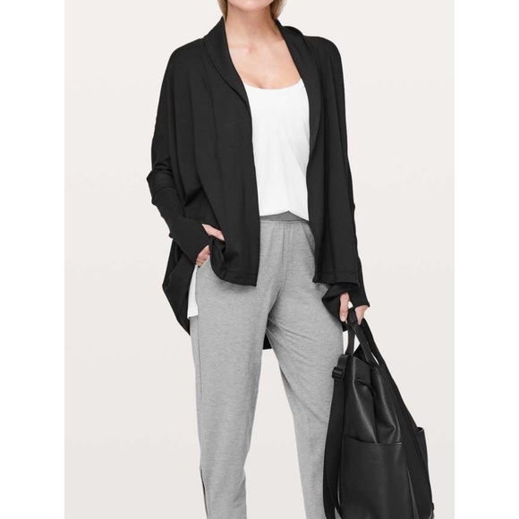 lululemon black cardigan